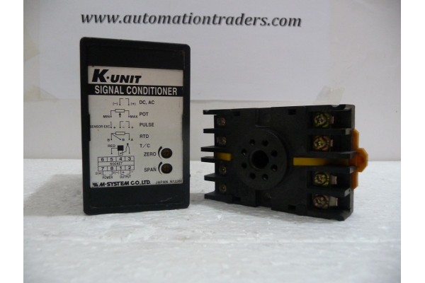 K-Unit Signal Conditioner, KVS-OA-F-X, M-System, Japan  (14 Days Warrenty on Entire Stock)